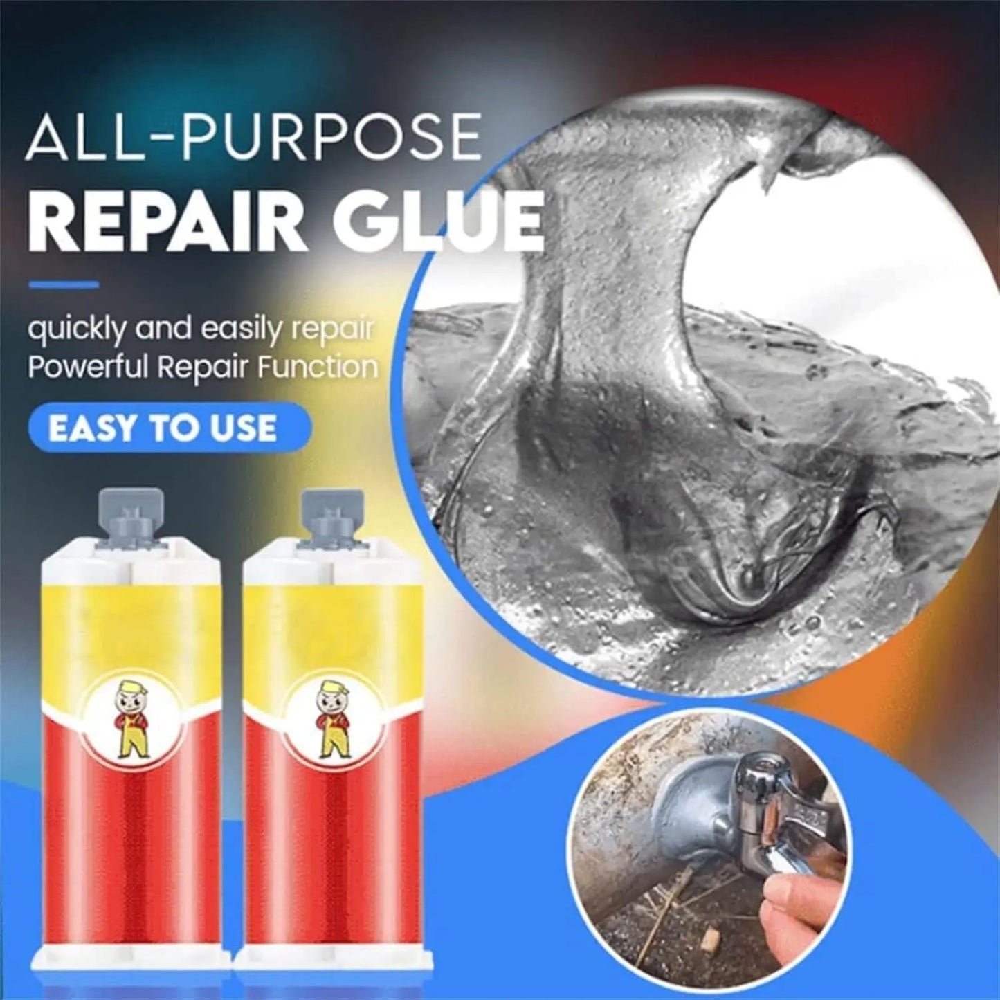 All Purpose Repair Glue (Pack of 2)