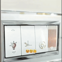 Gold Switch Stickers