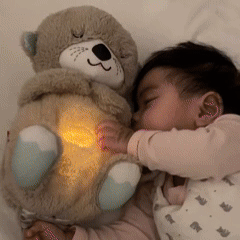 Breathing Teddy Bear – Soothing Music & Plush Comfort for Sleep and Relaxation